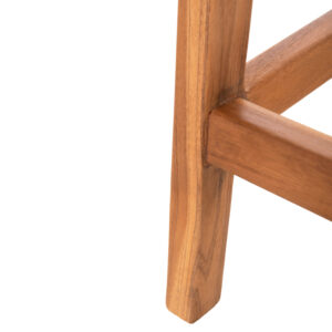 ΣΚΑΜΠΟ ΜΠΑΡ ΞΥΛO TEAK ΣΕ ΦΥΣΙΚΟ-ΨΑΘΑ 46x55x96Υεκ.