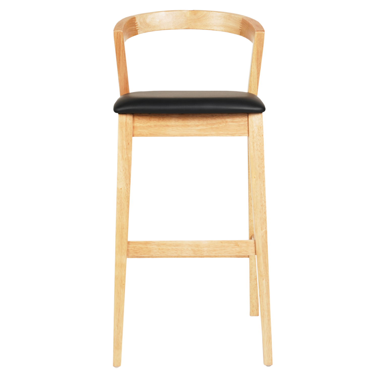 ΣΚΑΜΠΟ ΜΠΑΡ RUBBERWOOD ΣΕ ΟΑΚ-ΜΑΥΡΟ PU 47,5x59x102,5Υεκ.