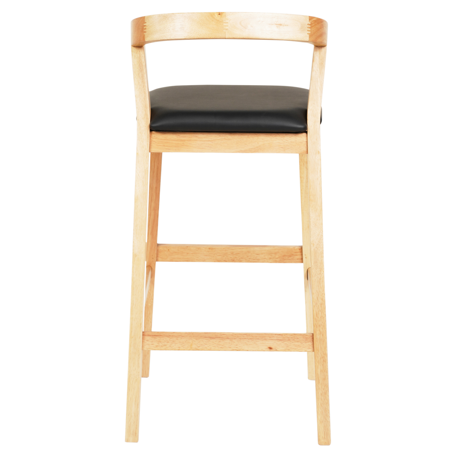ΣΚΑΜΠΟ ΜΠΑΡ RUBBERWOOD ΣΕ ΟΑΚ-ΜΑΥΡΟ PU 47,5x59x102,5Υεκ.