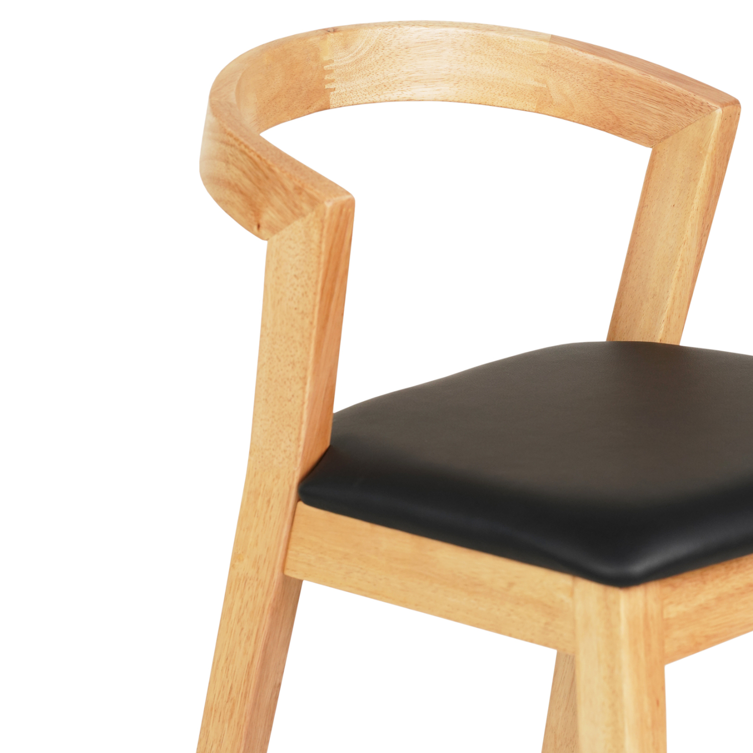 ΣΚΑΜΠΟ ΜΠΑΡ RUBBERWOOD ΣΕ ΟΑΚ-ΜΑΥΡΟ PU 47,5x59x102,5Υεκ.