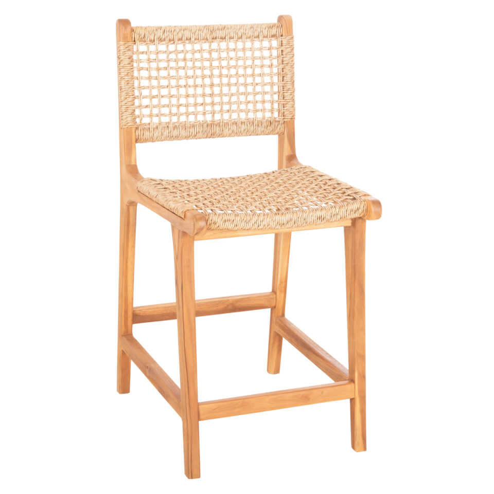 ΣΚΑΜΠΟ ΜΠΑΡ ΜΕ ΠΛΑΤΗ ΞΥΛΟ ΤΕΑΚ & ΣΧΟΙΝΙ VIRO VIRO 46x48,5x96Υεκ.
