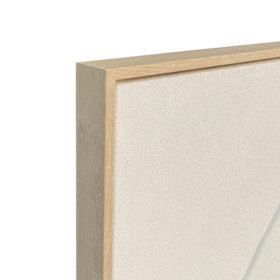 RHYTHM A ΠΙΝΑΚΑΣ ΔΙΑΚΟΣΜΗΤΙΚΟΣ ΜΕ ΚΟΡΝΙΖΑ 82.6x4.3x122.6cm ΚΑΜΒΑΣ ΜΠΕΖ ΛΕΥΚΟ PS