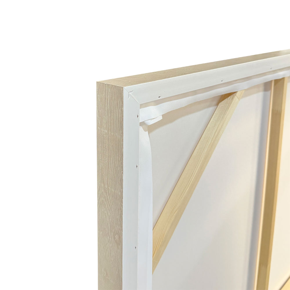 RHYTHM A ΠΙΝΑΚΑΣ ΔΙΑΚΟΣΜΗΤΙΚΟΣ ΜΕ ΚΟΡΝΙΖΑ 82.6x4.3x122.6cm ΚΑΜΒΑΣ ΜΠΕΖ ΛΕΥΚΟ PS