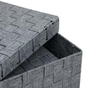 ΚΑΛΑΘΙ ΑΠΟΘΗΚΕΥΣΗΣ POLYESTER ΓΚΡΙ 22x21,2x35cm