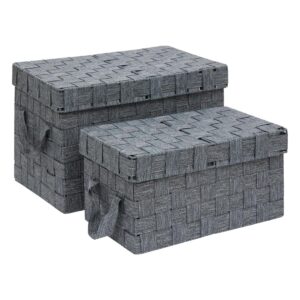 ΚΑΛΑΘΙ ΑΠΟΘΗΚΕΥΣΗΣ POLYESTER ΓΚΡΙ 22x21,2x35cm