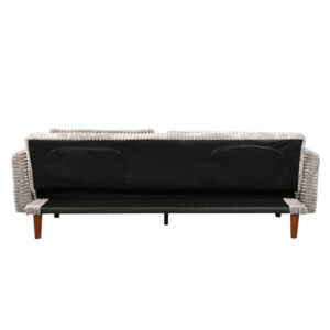 COTTLE ΚΑΝΑΠΕΣ ΚΡΕΒΑΤΙ 3ΘΕΣΙΟΣ ΓΚΡΙ ΑΝΟΙΧΤΟ 213x79x73cm