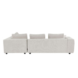 TOMOS ΚΑΝΑΠΕΣ ΓΩΝΙΑ ΔΕΞΙΑ BEIGE LEGASY 15 298x200x85cm