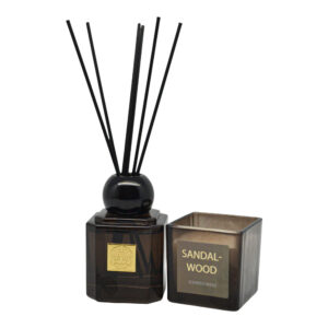 ΣΕΤ ΑΡΩΜΑΤΙΚΟΥ ΧΩΡΟΥ 80ml ΚΑΙ ΚΕΡΙΟΥ SANDALWOOD