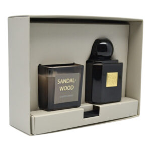 ΣΕΤ ΑΡΩΜΑΤΙΚΟΥ ΧΩΡΟΥ 80ml ΚΑΙ ΚΕΡΙΟΥ SANDALWOOD