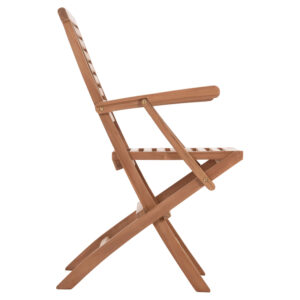 ΠΟΛΥΘΡΟΝΑ ΤΡΑΠΕΖΑΡΙΑΣ ΠΤΥΣΣΟΜΕΝΗ CRANDER ΞΥΛΟ TEAK 53x63x90Υεκ.