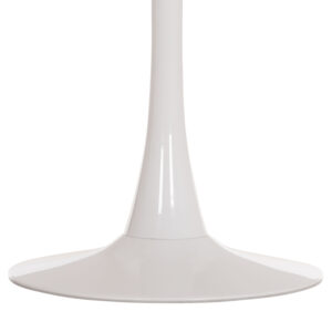 ΤΡΑΠΕΖΙ ΤΡΑΠΕΖΑΡΙΑΣ ΣΤΡΟΓΓΥΛΟ WHITE MARBLE Φ90x74Υεκ.
