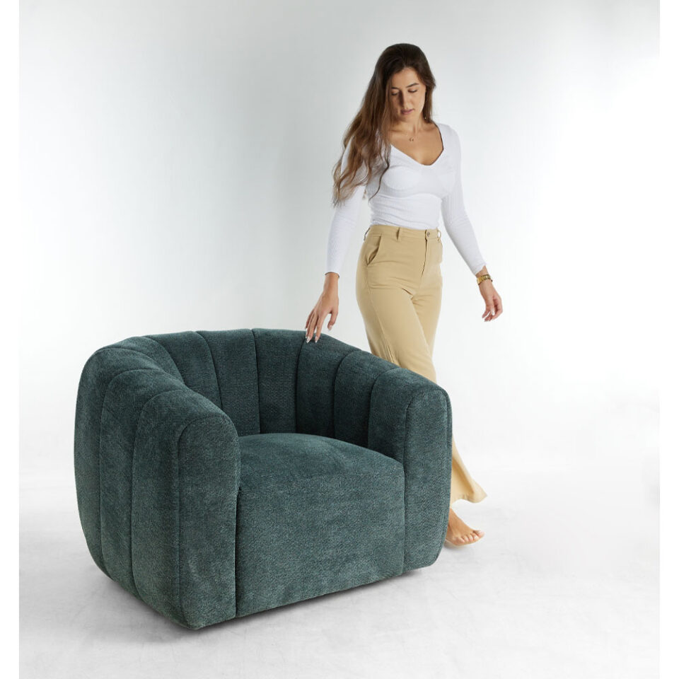 ASCOT ΠΟΛΥΘΡΟΝΑ ΠΕΡΙΣΤΡΕΦΟΜΕΝΗ WATER GREEN 99x83.5x72.5cm