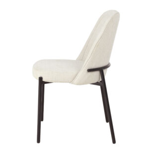 LUJO ΚΑΡΕΚΛΑ BEIGE ΜΑΥΡΟ ΜΑΤ 51.5x57x84.5cm