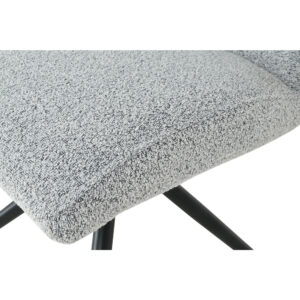 ARM ΚΑΡΕΚΛΑ ΓΚΡΙ ΑΝΟΙΧΤΟ ΜΑΥΡΟ ΜΑΤ 47.5x56.5x86cm