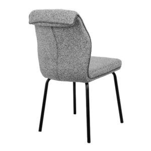 KOBI ΚΑΡΕΚΛΑ ΓΚΡΙ ΑΝΟΙΧΤΟ ΜΑΥΡΟ ΜΑΤ 62.5x45.5x88cm