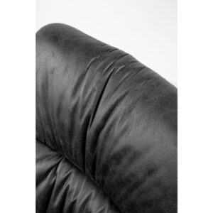 TOSCA ΚΑΡΕΚΛΑ ΓΚΡΙ ΜΑΥΡΟ ΜΑΤ 61.5x58x91cm