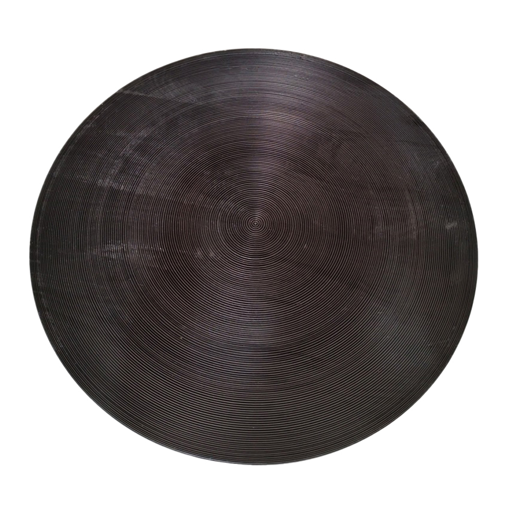 ZEN COFFEE TABLE ΜΑΥΡΟ ΑΣΗΜΙ 91x91x40cm