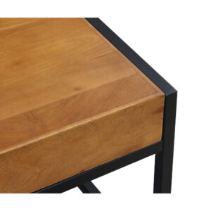 COMBO COFFEE TABLE ΚΑΡΥΔΙ ΜΑΥΡΟ 84x80x42cm