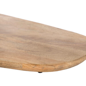 LEVEL COFFEE TABLE ΦΥΣΙΚΟ ΜΑΥΡΟ 95x65x48