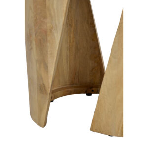 SPIRAL SIDE TABLE ΦΥΣΙΚΟ 62.5x45x52.5cm