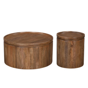 ARAB COFFEE TABLE ΚΑΡΥΔΙ 80x80x40cm