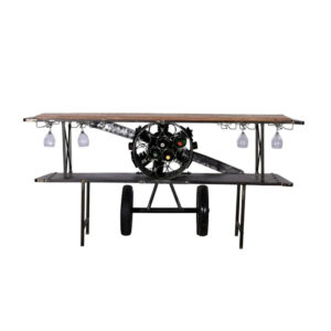 AVIATION ΚΟΝΣΟΛΑ BAR ΦΥΣΙΚΟ 191x58x91cm
