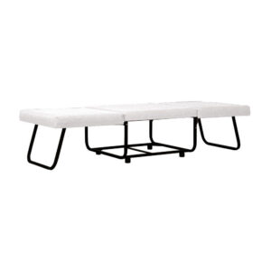 FOLD ΠΟΥΦ ΚΡΕΒΑΤΙ ΑΝΑΔΙΠΛΟΜΕΝΟ OFF WHITE 06-900 70x72x43