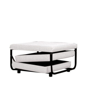 FOLD ΠΟΥΦ ΚΡΕΒΑΤΙ ΑΝΑΔΙΠΛΟΜΕΝΟ OFF WHITE 06-900 70x72x43
