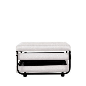 FOLD ΠΟΥΦ ΚΡΕΒΑΤΙ ΑΝΑΔΙΠΛΟΜΕΝΟ OFF WHITE 06-900 70x72x43
