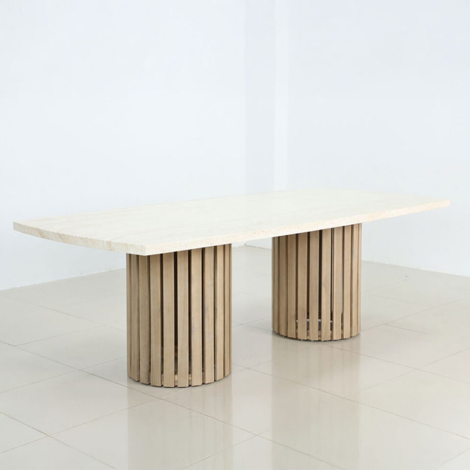 PORTO ΤΡΑΠΕΖΙ ΛΕΥΚΟ 240x110x78cm