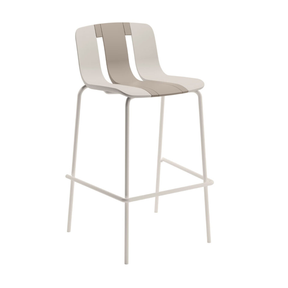 ART ΣΚΑΜΠΟ BAR ΜΠΕΖ OFF WHITE 51x44x105cm