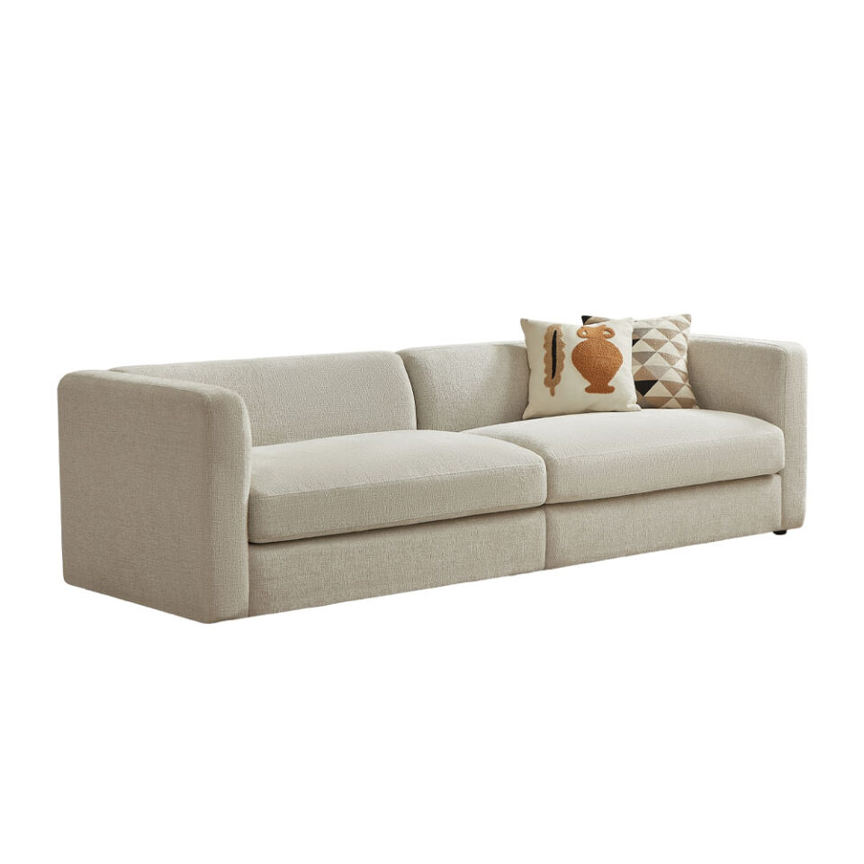 ALBA ΚΑΝΑΠΕΣ 3ΘΕΣΙΟΣ OFF WHITE 256x88x70cm