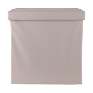 ΣΚΑΜΠΟ CUBE LEATHER ΜΕ ΑΠΟΘΗΚΕΥΤΙΚΟ ΧΩΡΟ TAUPE
