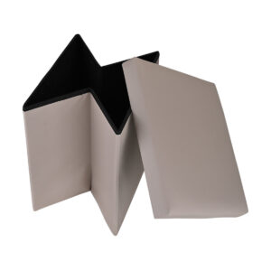 ΣΚΑΜΠΟ CUBE LEATHER ΜΕ ΑΠΟΘΗΚΕΥΤΙΚΟ ΧΩΡΟ TAUPE