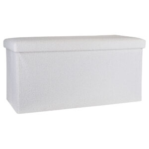 ΣΚΑΜΠΟ CUBE TEDDY ΜΕ ΑΠΟΘΗΚΕΥΤΙΚΟ ΧΩΡΟ 76Χ38cm ΛΕΥΚΟ