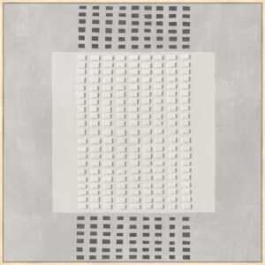 FRAMED DREAM ΠΙΝΑΚΑΣ ΔΙΑΚΟΣΜΗΤΙΚΟΣ ΜΕ ΚΟΡΝΙΖΑ 80x80x4cm ΚΑΜΒΑΣ ΓΚΡΙ ΑΝΟΙΧΤΟ ΜΠΕΖ ΞΥΛΟ