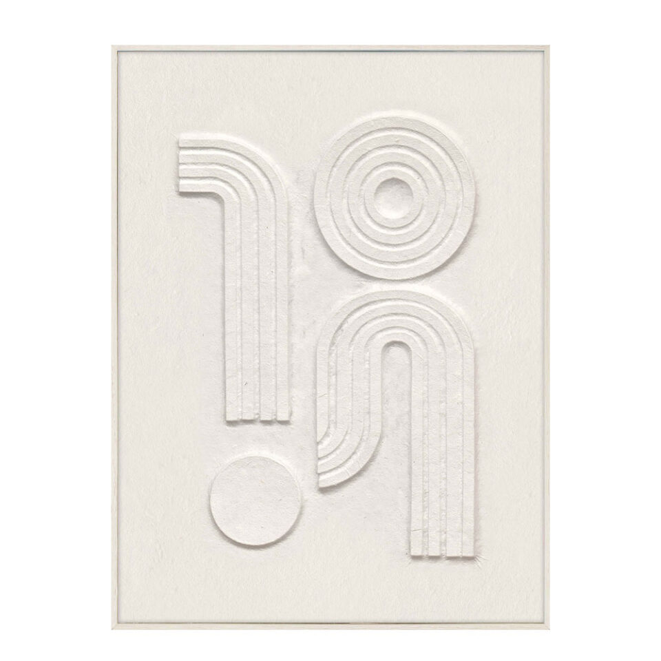 CURVA 1 ΠΙΝΑΚΑΣ ΔΙΑΚΟΣΜΗΤΙΚΟΣ ΜΕ ΚΟΡΝΙΖΑ 70x90x4cm ΚΑΜΒΑΣ BEIGE BEIGE ΞΥΛΟ ΦΥΣΙΚΟ