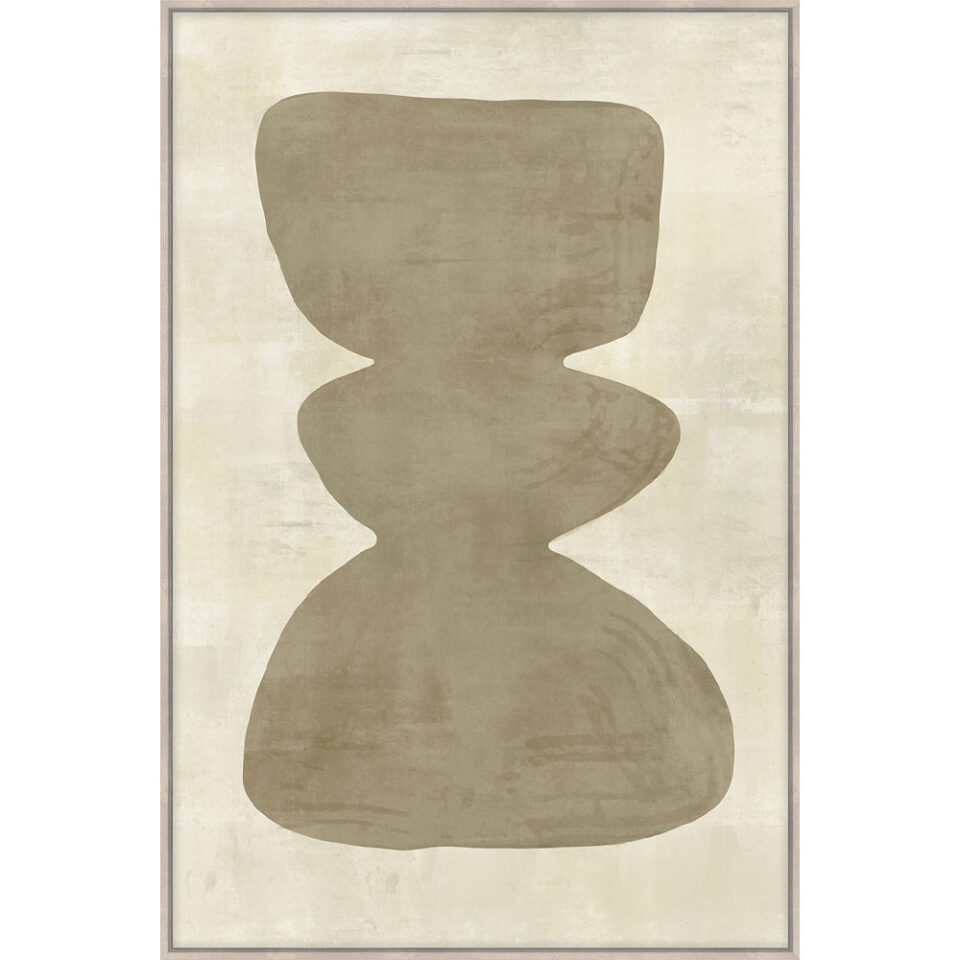 CANDELABRA.B ΠΙΝΑΚΑΣ ΔΙΑΚΟΣΜΗΤΙΚΟΣ ΜΕ ΚΟΡΝΙΖΑ 80x120x4cm ΚΑΜΒΑΣ BEIGE ΚΑΦΕ ΞΥΛΟ ΦΥΣΙΚΟ