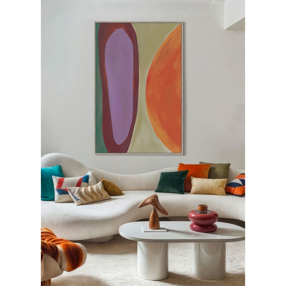 GEO DREAM A ΠΙΝΑΚΑΣ ΔΙΑΚΟΣΜΗΤΙΚΟΣ ΜΕ ΚΟΡΝΙΖΑ 80x120x4cm ΚΑΜΒΑΣ ΠΟΛΥΧΡΩΜΟ ΞΥΛΟ ΦΥΣΙΚΟ