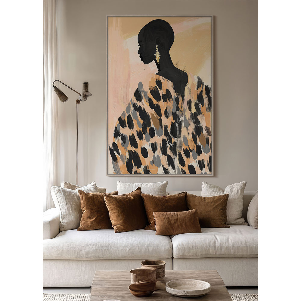 VOIX NOIRE ΠΙΝΑΚΑΣ ΔΙΑΚΟΣΜΗΤΙΚΟΣ ΜΕ ΚΟΡΝΙΖΑ 80x120x4cm ΚΑΜΒΑΣ ΠΟΛΥΧΡΩΜΟ ΞΥΛΟ ΦΥΣΙΚΟ
