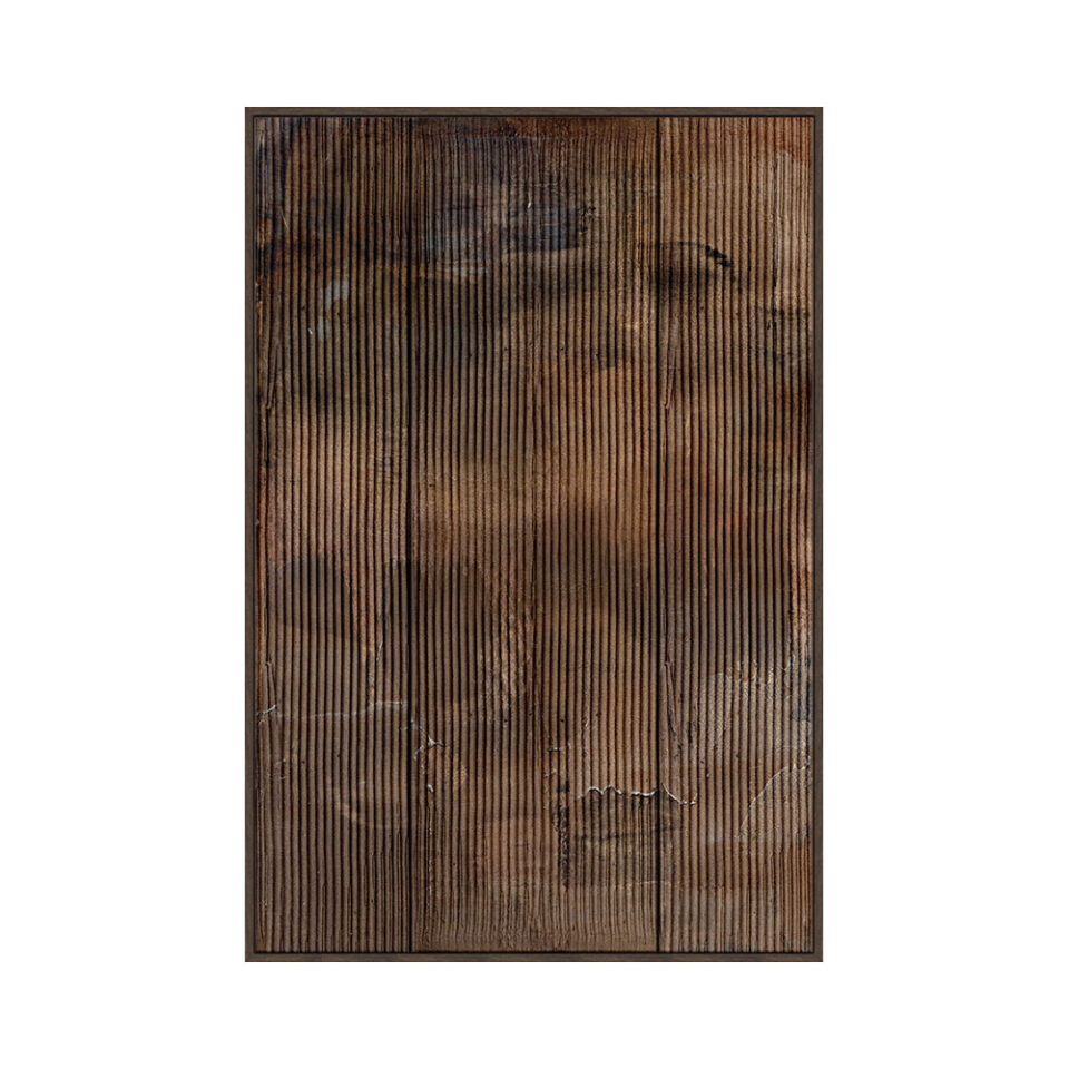 PLOW ΠΙΝΑΚΑΣ ΔΙΑΚΟΣΜΗΣΗΣ ΜΕ ΚΟΡΝΙΖΑ 60x90x4cm ΚΑΜΒΑΣ ΚΑΦΕ ΣΚΟΥΡΟ ΞΥΛΟ