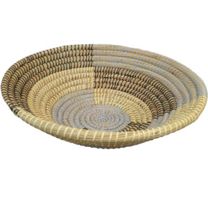 TIA ΜΠΩΛ 42x42x12cm KANSGRASS ΦΥΣΙΚΟ ΜΑΥΡΟ ΠΛΑΣΤΙΚΟ ΓΑΛΑΖΙΟ