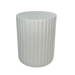 RAIL WHITE SIDE TABLE ΛΕΥΚΟ 40x40x47cm