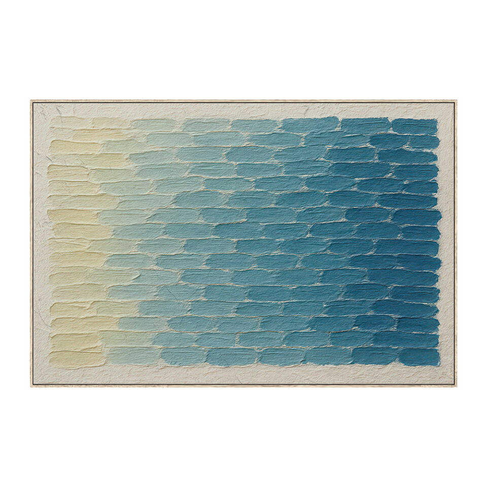 CALME ΠΙΝΑΚΑΣ ΔΙΑΚΟΣΜΗΤΙΚΟΣ ΜΕ ΚΟΡΝΙΖΑ 80x120x4cm ΚΑΜΒΑΣ ΜΠΛΕ ΜΠΕΖ PS