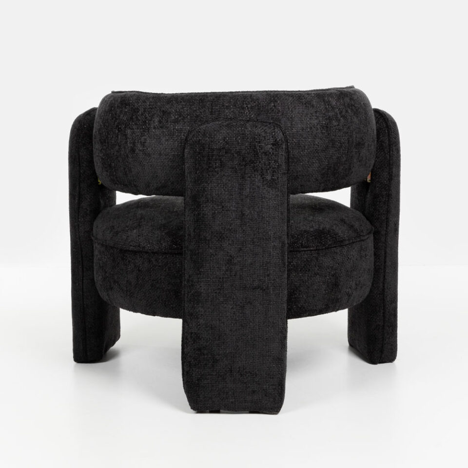 GRADA SMALL ΠΟΛΥΘΡΟΝΑ ΜΑΥΡΟ 79x85x70.5cm