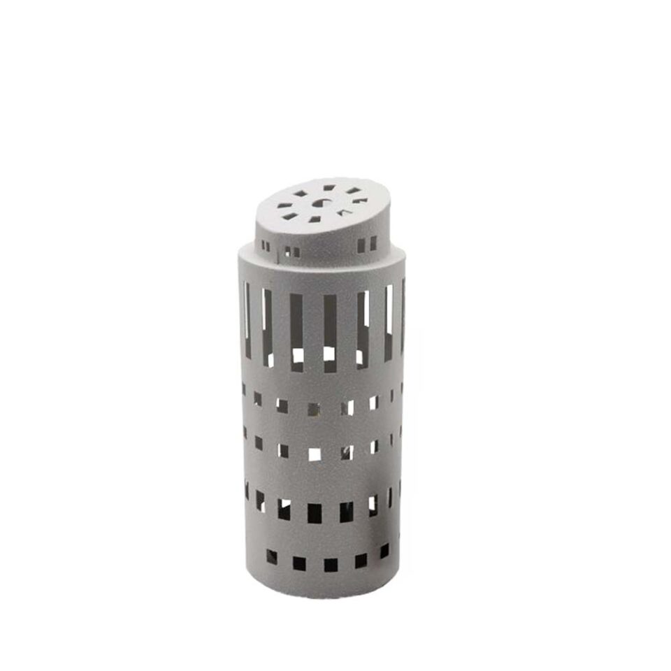 PIZA ΦΑΝΑΡΙ ΡΕΣΩ 10.3x10.3x25cm ΜΕΤΑΛΛΟ ΛΕΥΚΟ ΓΥΑΛΙ