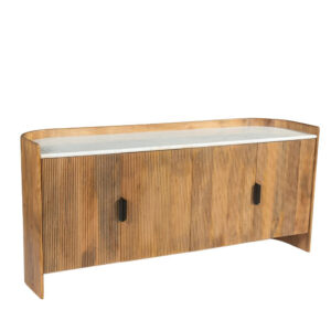 ORGANIC BITTER ΜΠΟΥΦΕΣ 4ΠΟΡΤΕΣ ΚΑΡΥΔΙ ΛΕΥΚΟ 165x45x75cm