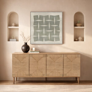 SISAL ΜΠΟΥΦΕΣ 4ΠΟΡΤΕΣ ΦΥΣΙΚΟ 160x39x78.5cm