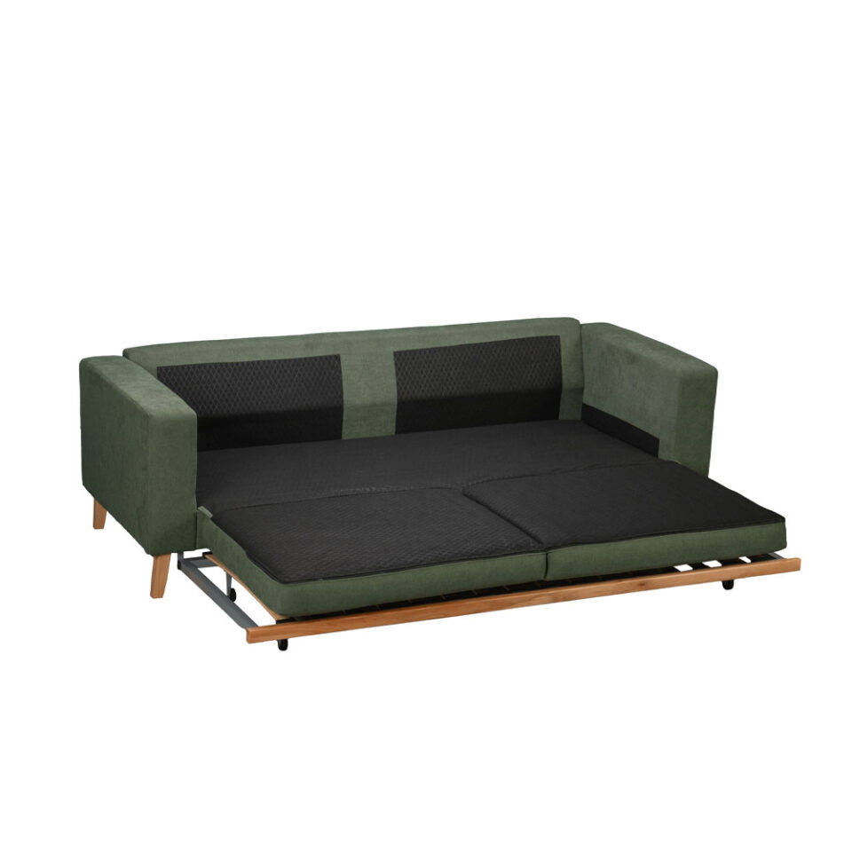 LUSSO ΚΑΝΑΠΕΣ ΚΡΕΒΑΤΙ 3ΘΕΣΙΟΣ ΛΑΔΙ LINO 77 218x85x87cm