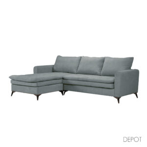SCANDALO ΚΑΝΑΠΕΣ ΓΩΝΙΑ ΑΝΑΣΤΡΕΨΙΜΗ ΓΚΡΙ ASTI 13 265x188x99cm